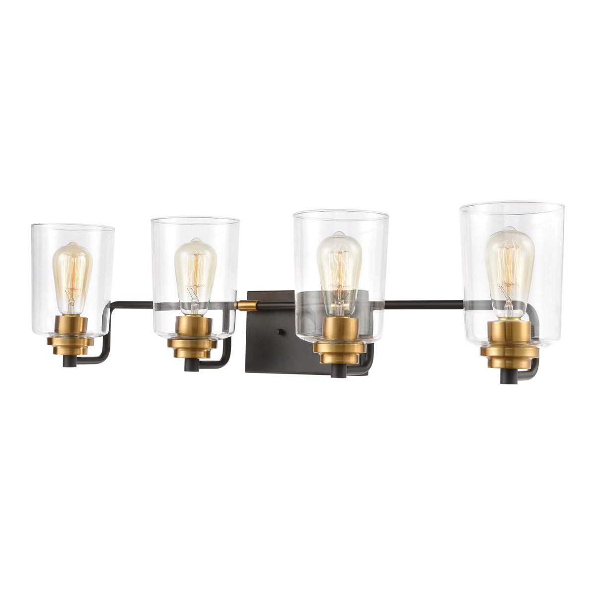 Matte Black Vanity Light X6166