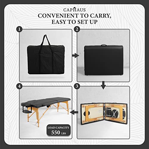 84 Inch Purple Height Adjustable Memory Foam Massage Table N36920