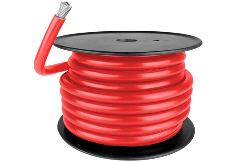 18 Feet Red Tinned Copper Marine Wire C666376