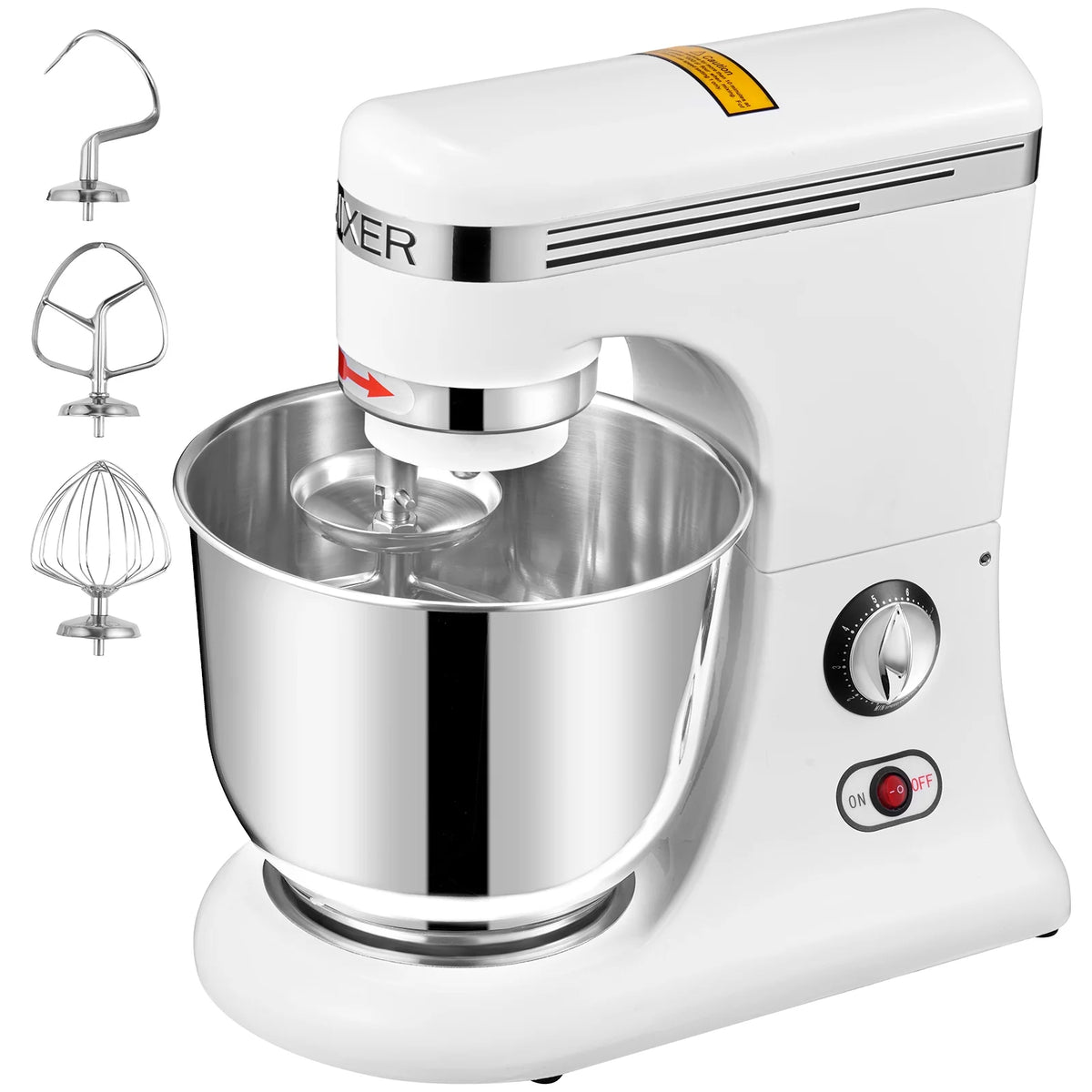 600W 11 Speed Tilt Head Stand Mixer 7.4 Quart Bowl 3 Attachments G14906