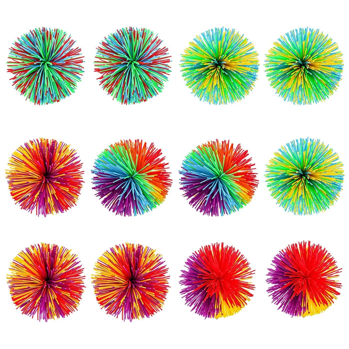 12pcs Silicone Sensory Splat Balls J91005
