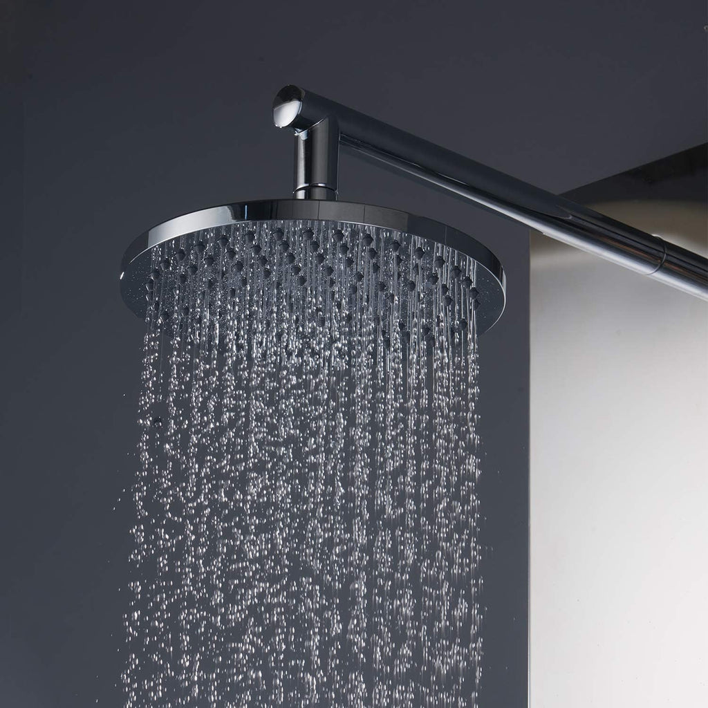 #304 Stainless Steel Shower Panel with LED Temperature Display and 6 Nozzles U28121