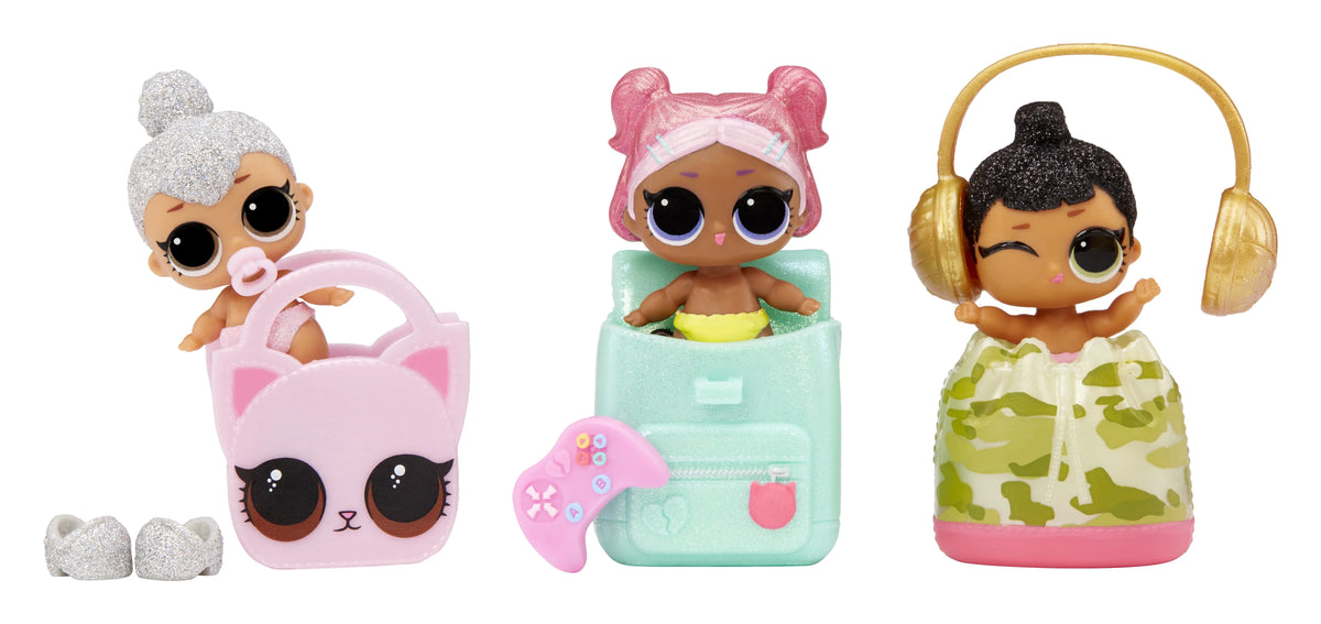 LOL Surprise Lil Sis with 5 Surprises Including Collectible Doll, Sparkly Fashions, and Accessories S177