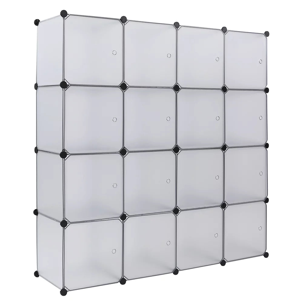 16 Cube Wire Storage Organizer with Door K3306