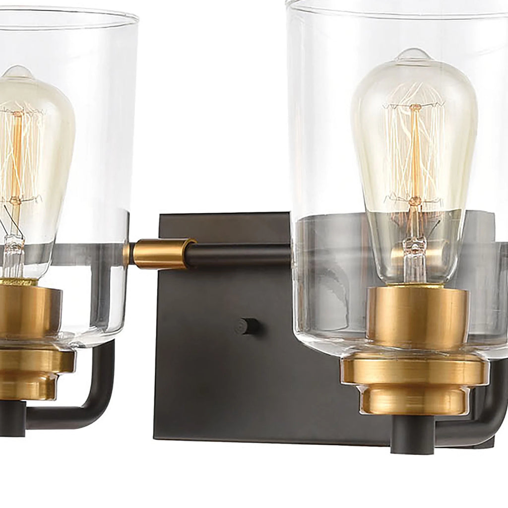 Matte Black Vanity Light X6166