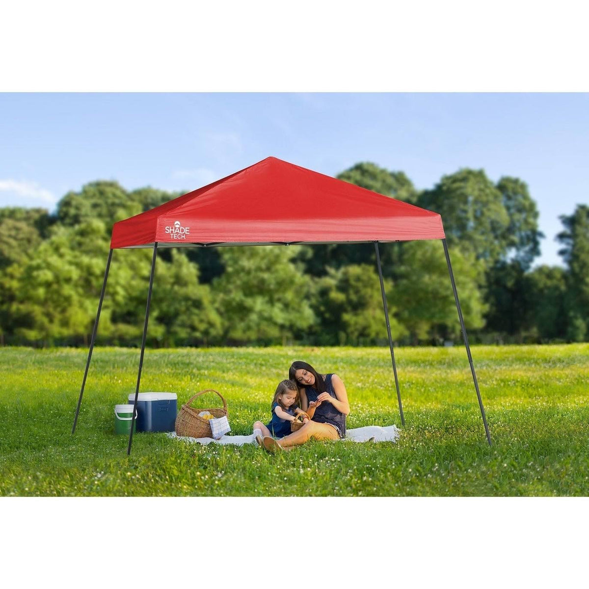 10 x 10 Slant Leg Canopy - Blue P718250